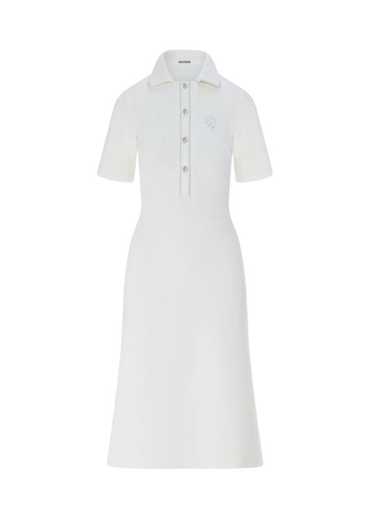 Polo Dress White