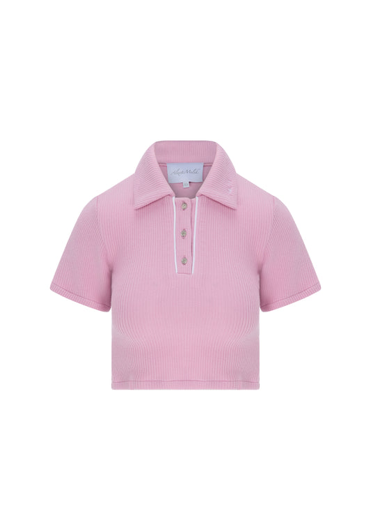 Polo Top Pink
