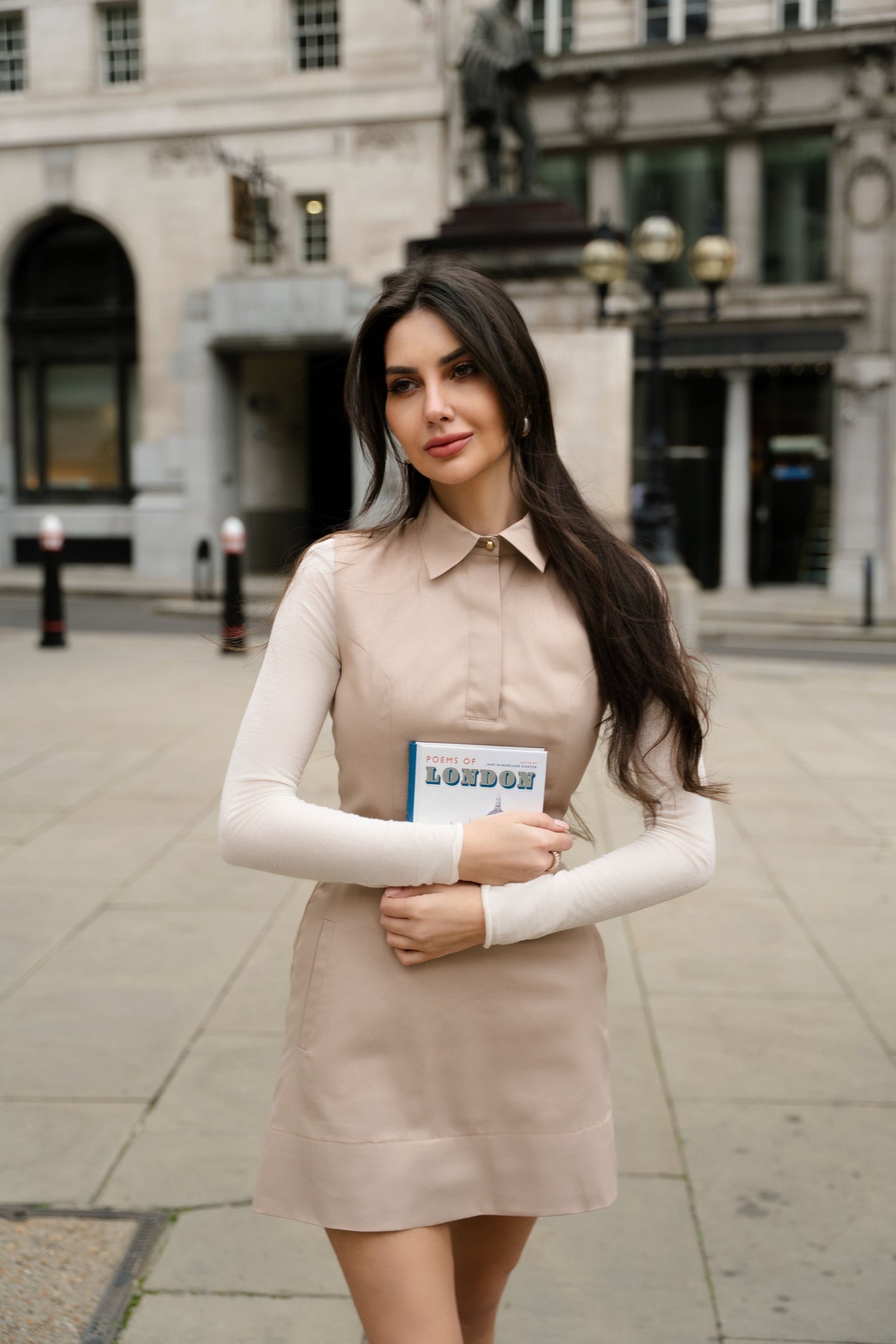 Tailored Dress with Belt