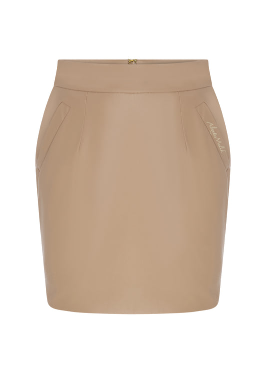 Tailored mini skirt