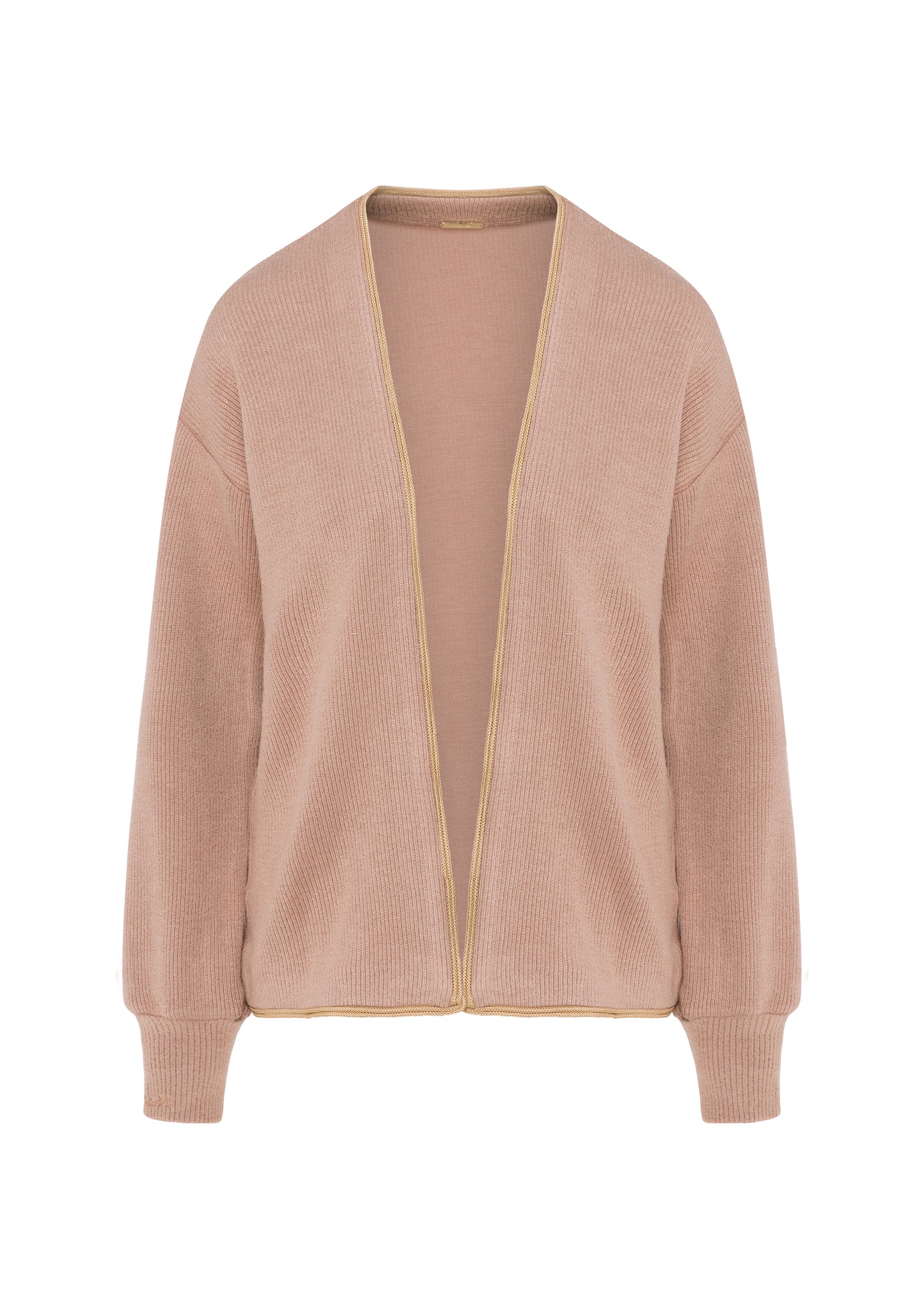 Knit Cardigan — Soft Brown