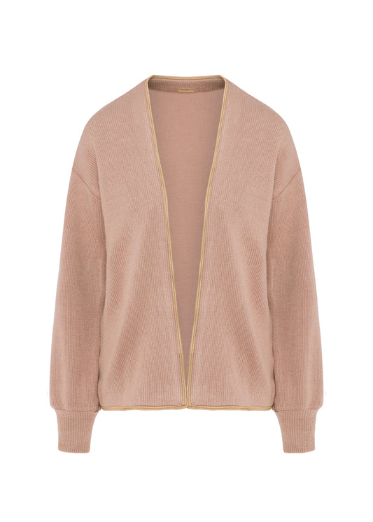 Knit Cardigan — Soft Brown