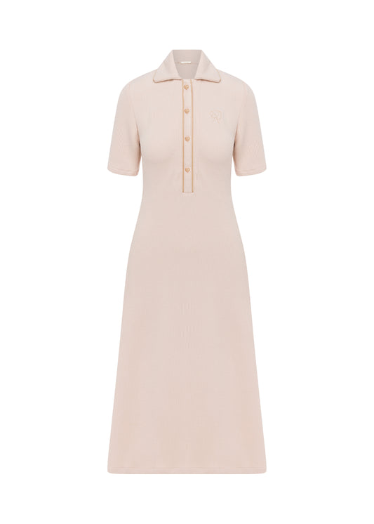 Polo Dress Soft Ivory